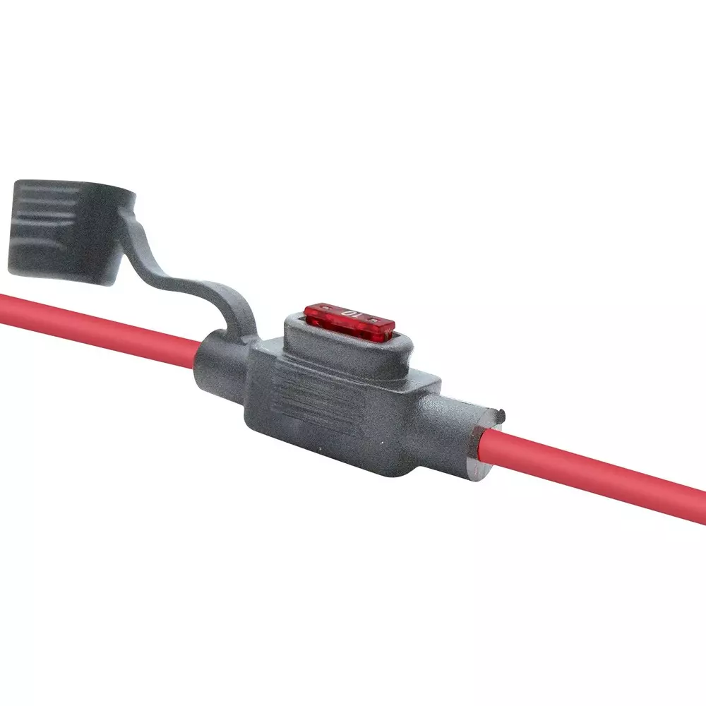 MULTICOMP PRO In-Line Fuse Holder 30 Amp Current Low Profile In Line Type 1 Fuses No. of, MP016317