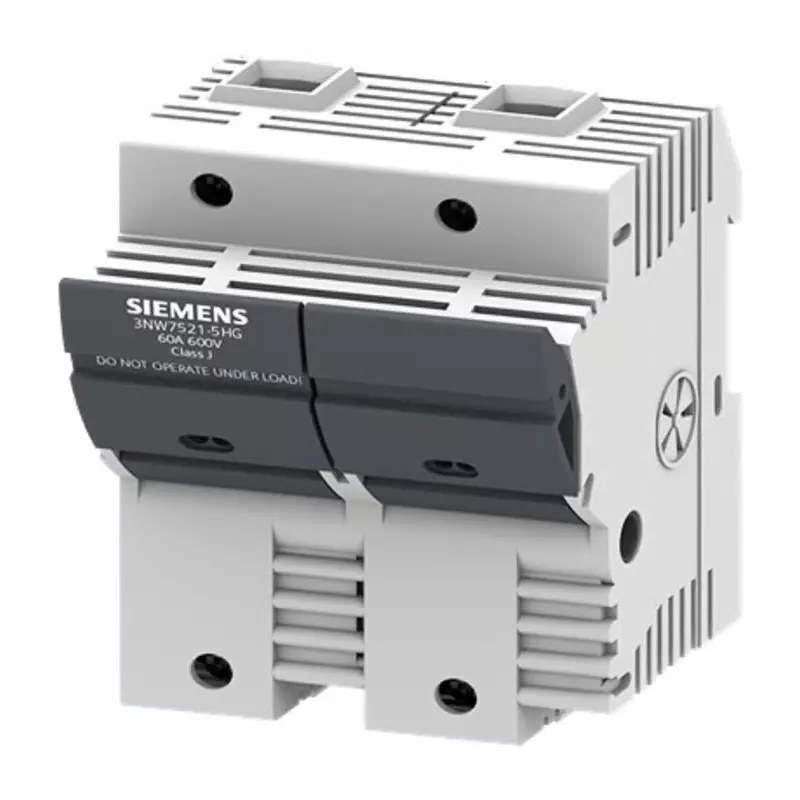 Siemens 60A Fuse Holder for 118mm Fuse, 2P, 600V, 3NW7521-5HG
