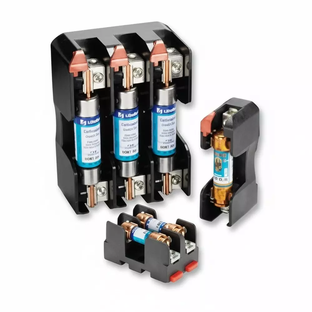 Littelfuse Fuse Blocks DIN Rail 1 Pole 30 A Current Rating 600 V Voltage Rating, LFR600301PID