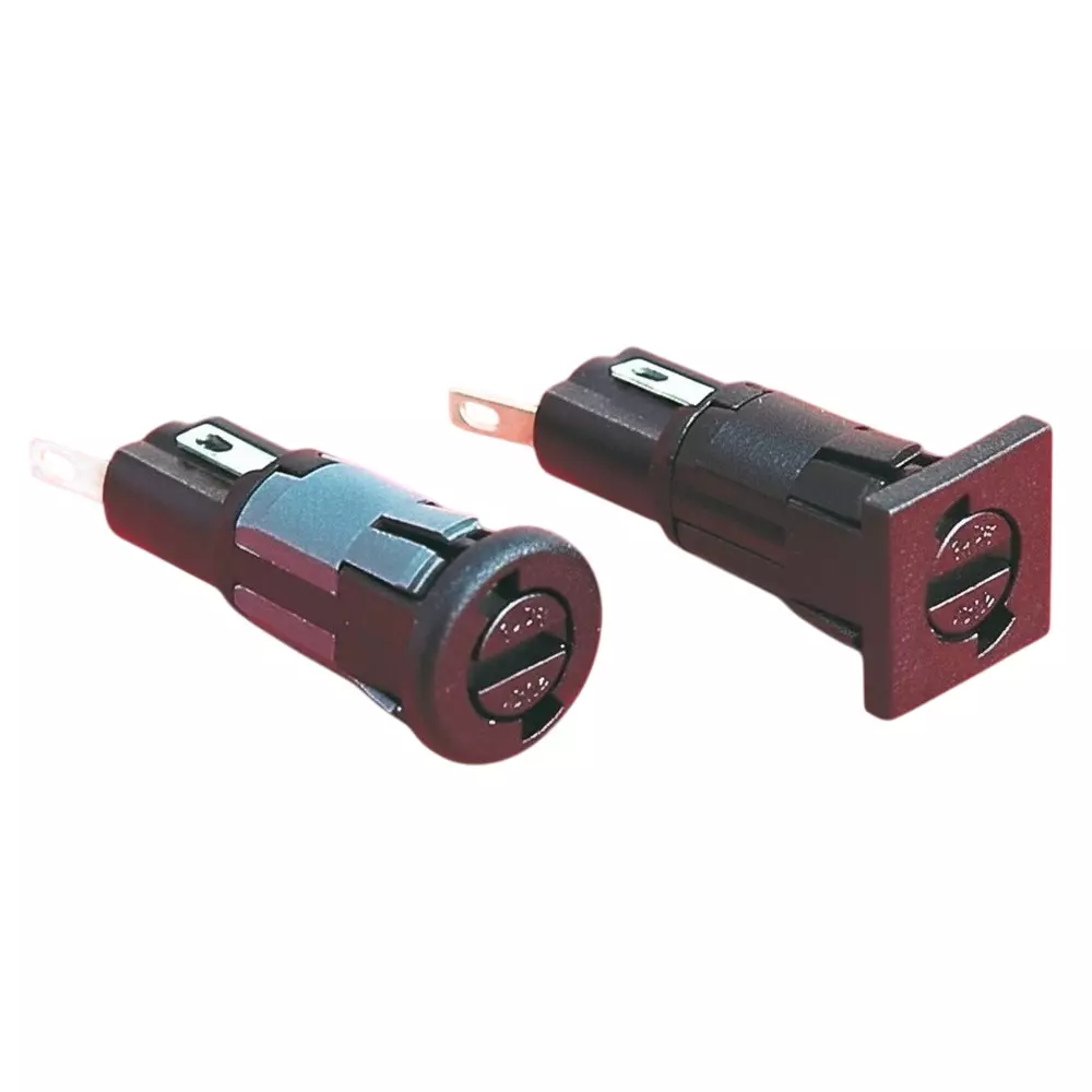 BULGIN LIMITED Fuse Holders Panel Mount 1 Pole 10 A Current Rating 250 VAC Voltage Rating, FX0369/1