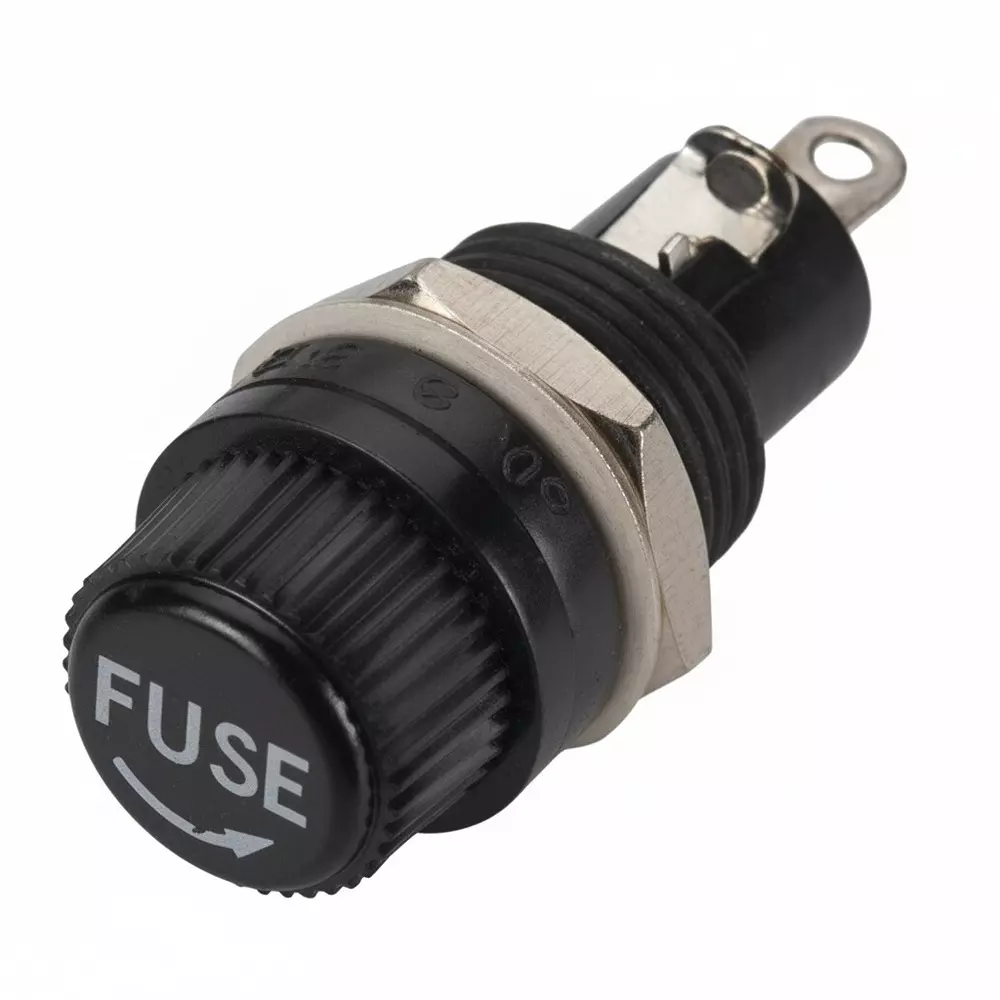 EATON ELECTRONICS Fuse Holders Panel Mount 1 Pole 10 A Current Rating 250 VAC Voltage Rating, BK14-HTC-613M