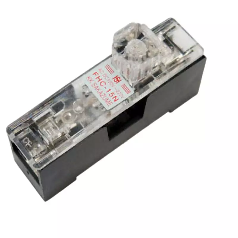 Ubon Fuse Holder Fuse holder Type DIN rail mounting Type of Sign (Voltage) 100 to 220 VAC, 100 to 220 VDC (Cu, FHC-15N-U