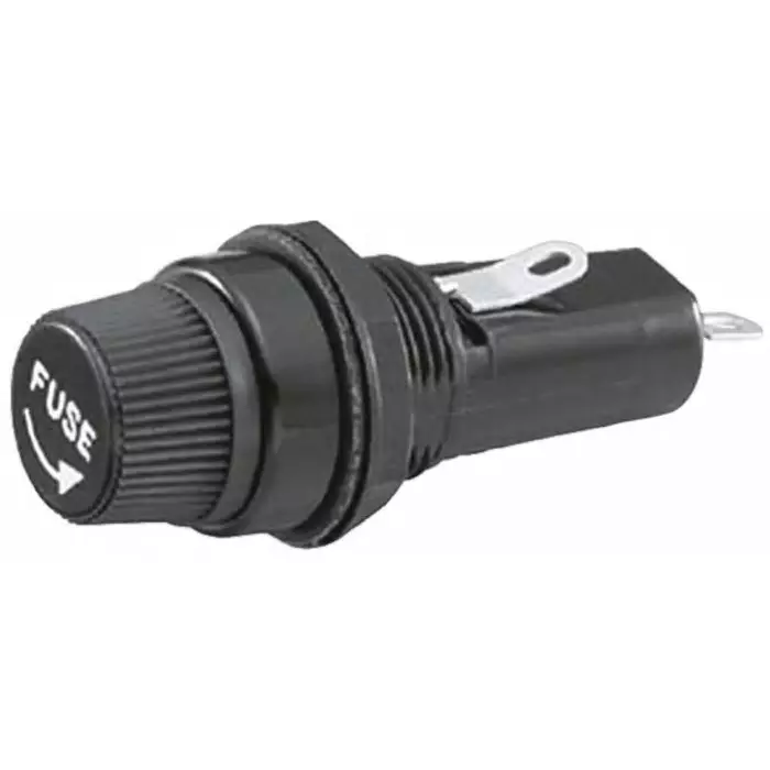 Sato Parts 10A Fuse Holder No for 6.4x30 mm Fuse 250 V AC, F-4000-A (Pack of 5)
