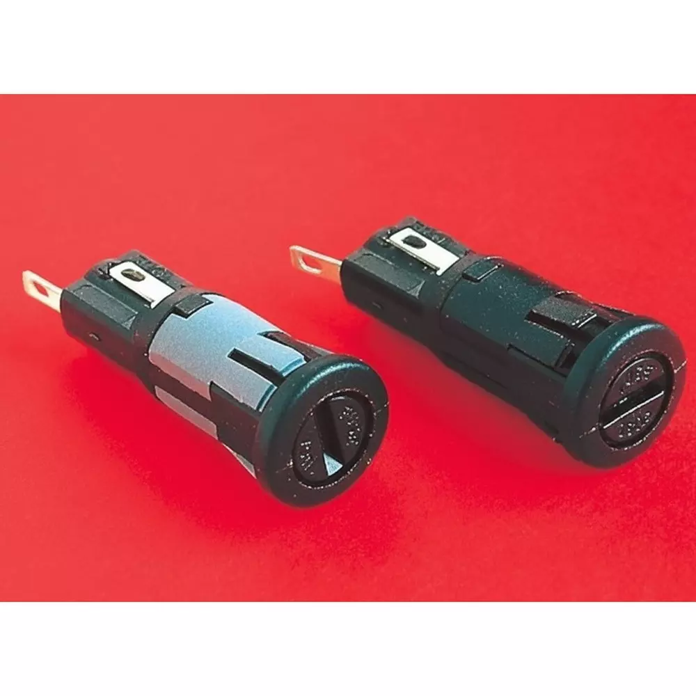 BULGIN LIMITED Fuse Holders Panel Mount 1 Pole 10 A Current Rating 250 VAC Voltage Rating, FX0458/2