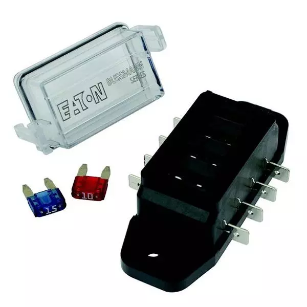 EATON Fuse Blocks Flange 6 Pole 45 A Current Rating 32 V Voltage Rating, BP/FB6-ATC