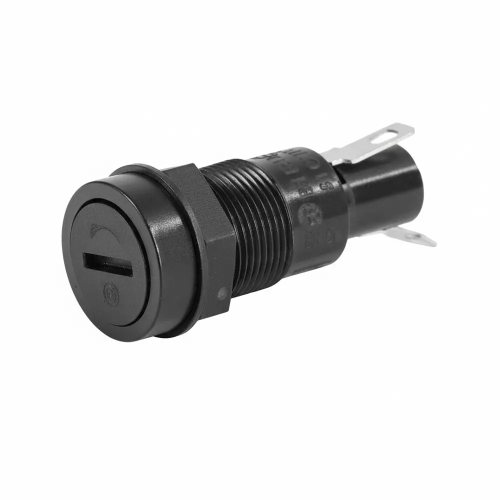 SCHURTER Fuse Holders Panel Mount 1 Pole 10 A Current Rating 250 VAC Voltage Rating, 31.1381