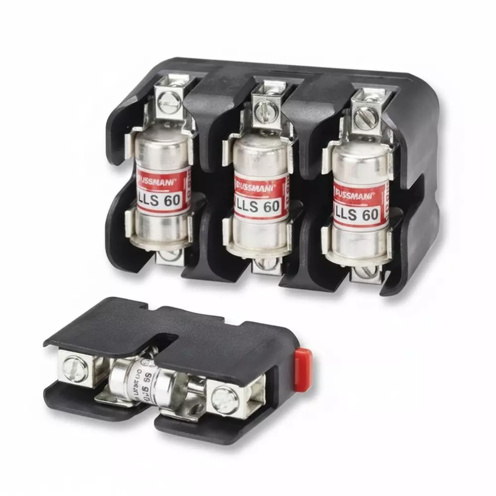 Littelfuse Fuse Blocks DIN Rail 2 Pole 60 A Current Rating 600 V Voltage Rating, LFT600602C