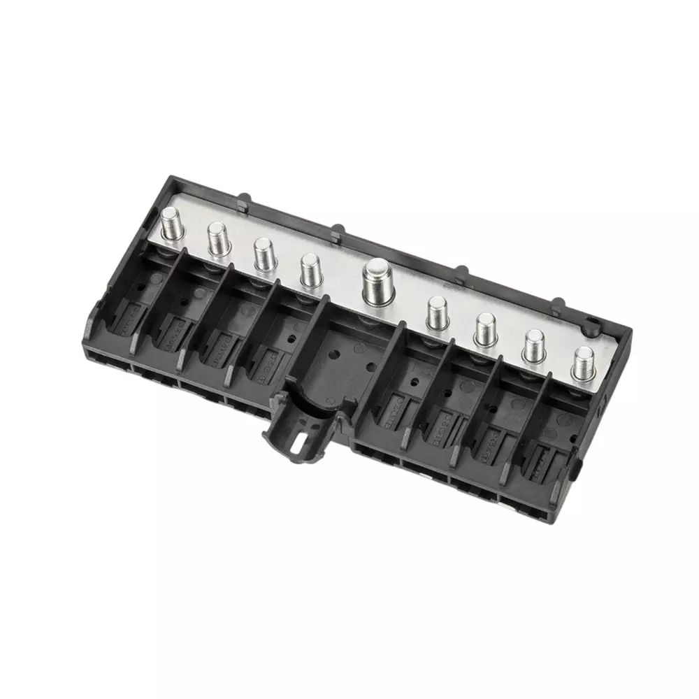 TE CONNECTIVITY Fuse Holders Chassis Mount 8 Pole 50 A Current Rating 16 VDC Voltage Rating, 2141034-1