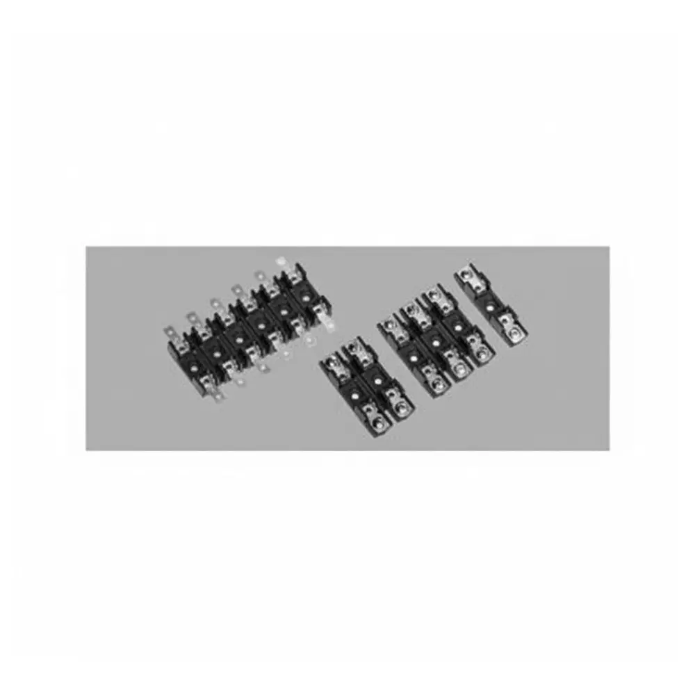 EATON ELECTRONICS Fuse Blocks Chassis Mount 3 Pole 20 A Current Rating 600 V Voltage Rating, BK/S-8202-3-R