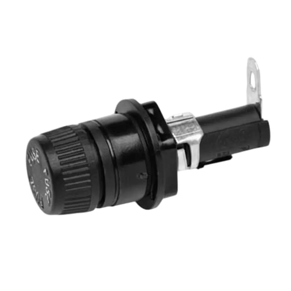 EATON ELECTRONICS Fuse Holders Panel Mount 1 Pole 20 A Current Rating 250 V Voltage Rating, BK/HTB-62I-R
