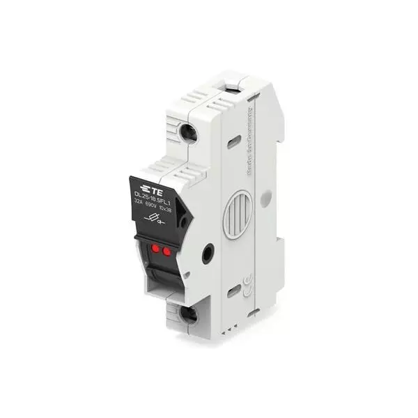 TE CONNECTIVITY Fuse Holders DIN Rail 1 Pole 32 A Current Rating 690 VAC/DC Voltage Rating, 1SNF100024R0000
