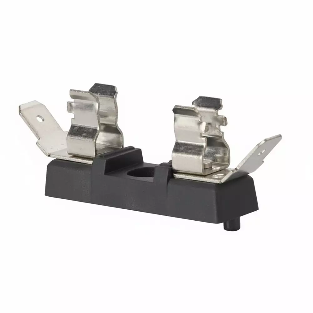 EATON ELECTRONICS Fuse Blocks Panel Mount 1 Pole 25 A Current Rating 250 VAC Voltage Rating, BK2-S-4202-1-R