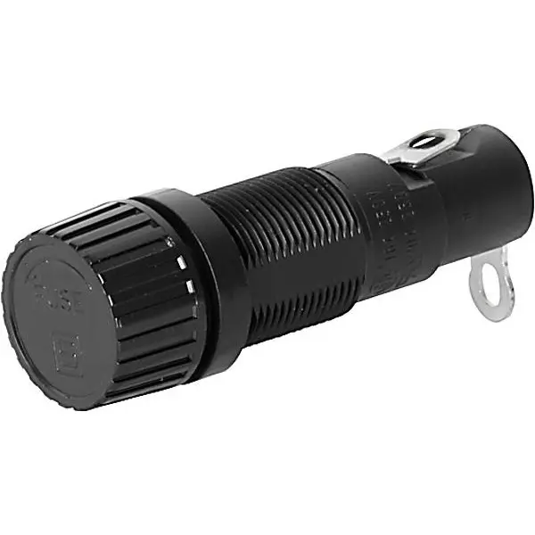 SCHURTER Fuse Holders Panel Mount 1 Pole 10 A Current Rating 250 VAC Voltage Rating, 31.1804