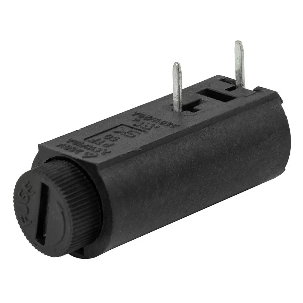 RS PRO PCB Mount Fuse Holder 250 V 6.3 Amp Tinned Nickel Plated Brass, 2773913 (Pack of 5 Pcs)