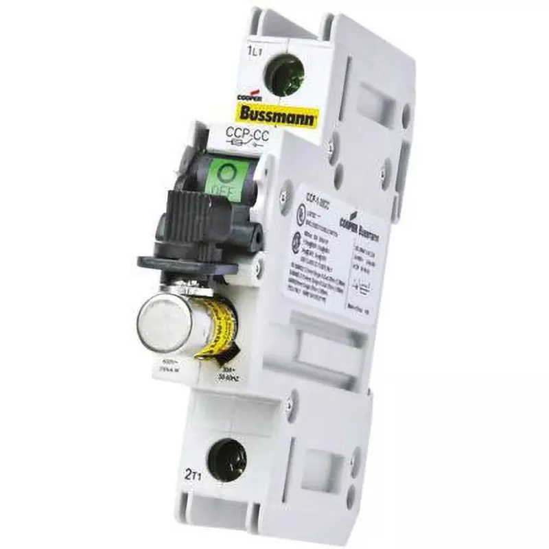 Cooper Bussmann Fuse Holder 600 AC/125 DC V Rated Voltage 30 A Rated Current, CCP-1-30CC