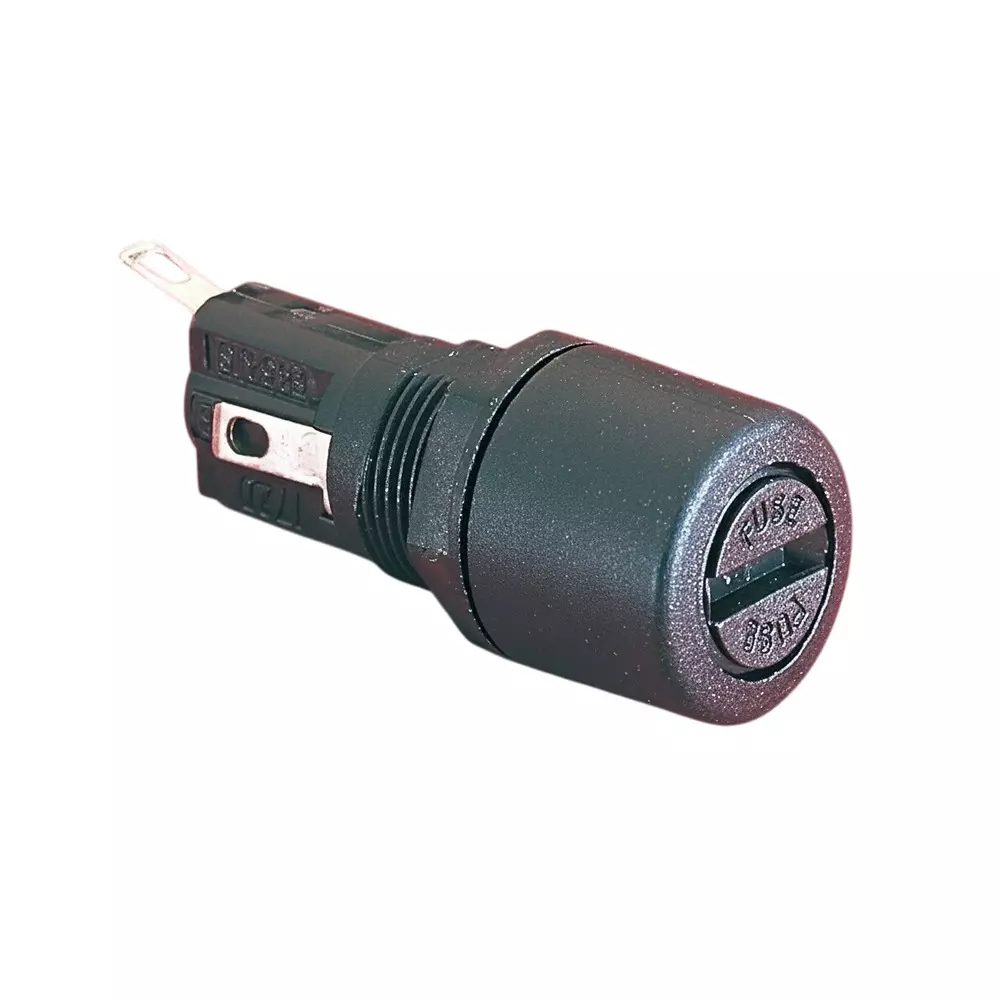 BULGIN LIMITED Fuse Holders Panel Mount 1 Pole 10 A Current Rating 250 VAC Voltage Rating, FX0454/S
