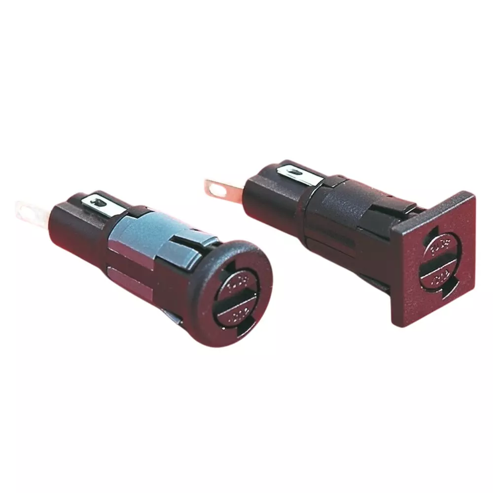 BULGIN LIMITED Fuse Holders Panel Mount 1 Pole 10 A Current Rating 250 VAC Voltage Rating, FX0369/2