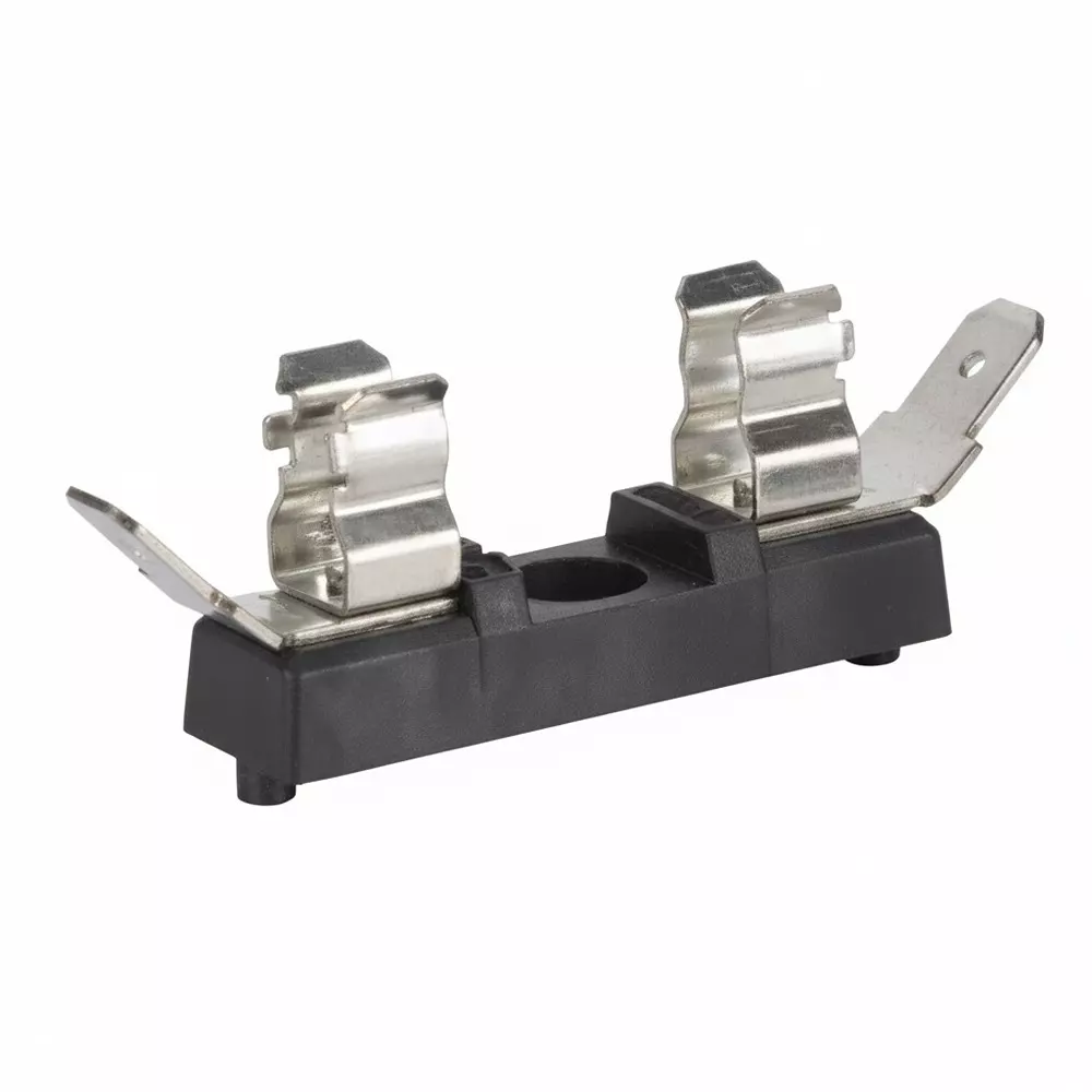 EATON ELECTRONICS Fuse Blocks Panel Mount 1 Pole 25 A Current Rating 250 VAC Voltage Rating, BK2-S-4202-1D-R