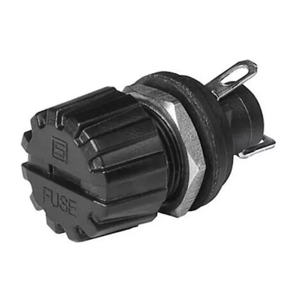 SCHURTER Fuse Holders Panel Mount 1 Pole 8 A Current Rating 125 VDC, 250 VAC Voltage Rating, 3-133-483