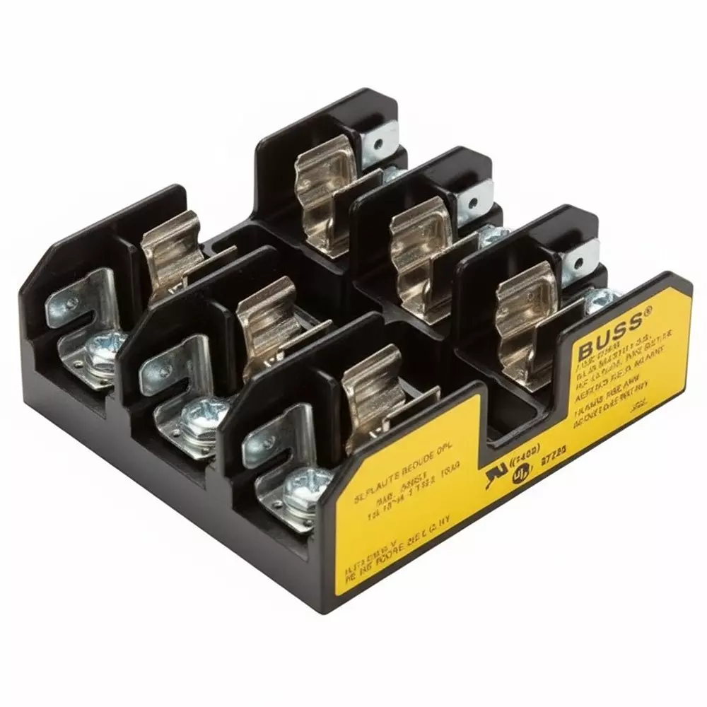 EATON Fuse Blocks DIN Rail 3 Pole 60 A Current Rating 480 V Voltage Rating, G30060-3C