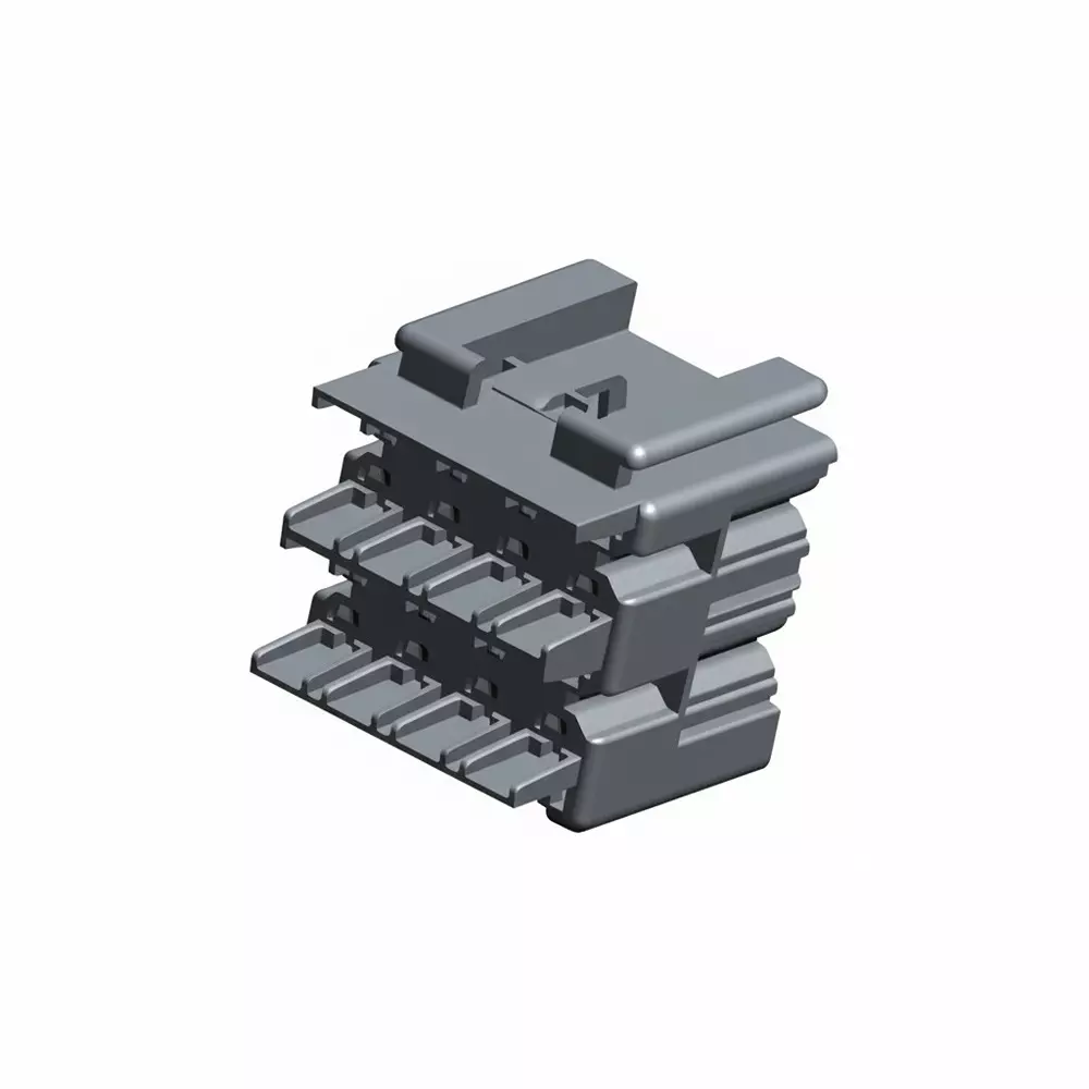 TE CONNECTIVITY Fuse Holders 16 Pole 12 V Voltage Rating, 1801567-1