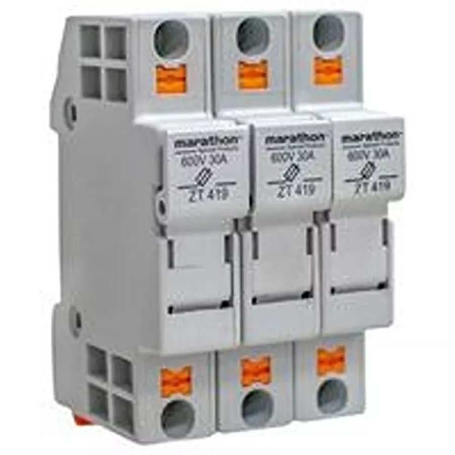 MARATHON SPECIAL PRODUCTS Fuse Holder, 30A, 600V, Class Cc, Zt3419