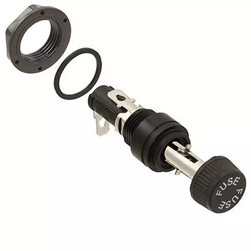Cooper Bussmann Fuse Holder 250 V Rated Voltage 16 A Rated Current Φ5 x20 mm Applicable Fuse Tube Size, HTB-44M-R