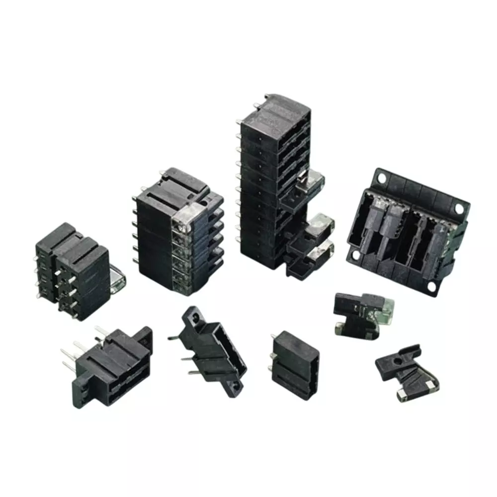 Littelfuse Fuse Holders PCB Mount 2 Pole 15 A Current Rating 125 V Voltage Rating, 04820002ZXB