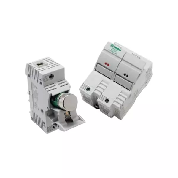 Littelfuse Fuse Blocks DIN Rail 1 Pole 60 A Current Rating 600 VAC/DC Voltage Rating, LFPSJ601.ZXID