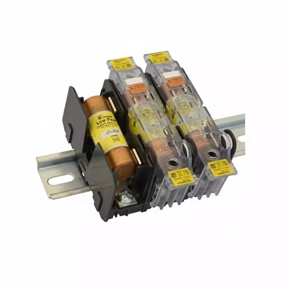 EATON Fuse Blocks DIN Rail 2 Pole 30 A Current Rating 600 V Voltage Rating, JM60030-2CR