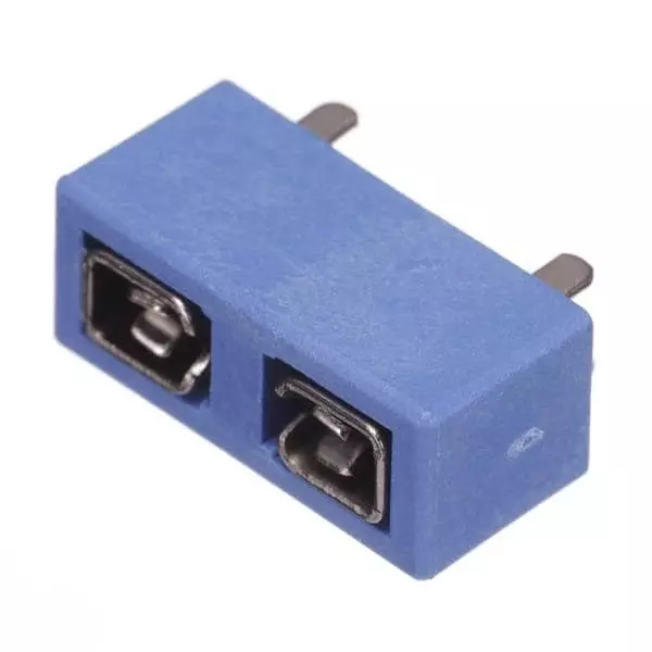 KEYSTONE Blade Fuse Fuse Holder PCB Mount Through Hole, Vertical 30 Amp 2 Pole APM, ATM, Mini 297/997, 3568-15