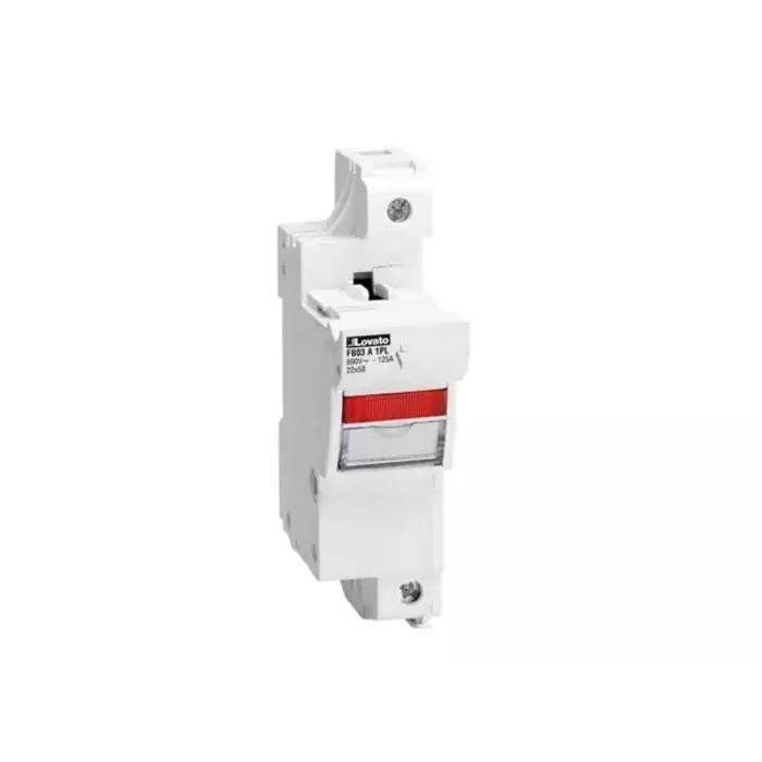 Lovato 100A Fuse Holder for 22.2 x 58 mm Fuse, 1P, 690 V AC, FB03A1PL