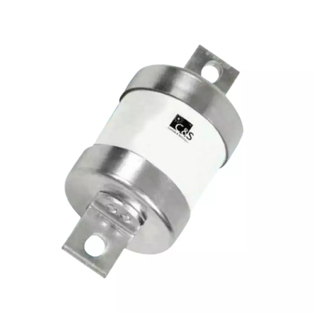 C&S Electric Bolted Type HRC Fuse Link Off Set TAG Type A4 IS/IEC Size 125 Amp Rated Current 80 kA Breaking Capacity, CTCP125A