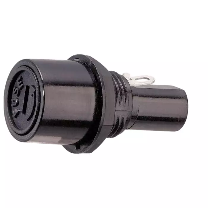 Sato Parts 10A Panel Mount Fuse Holder for 5x20 mm Fuse 250 V AC, F-75