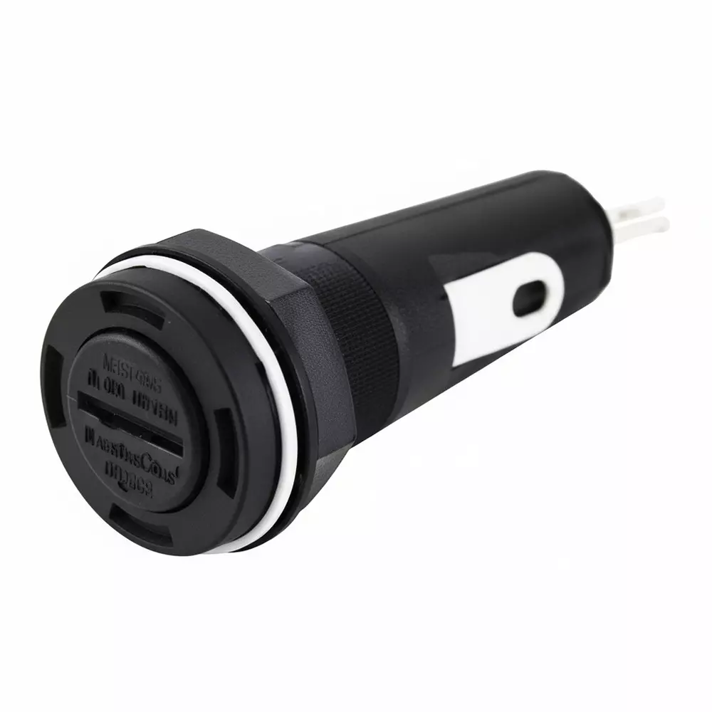 Shin Chin Fuse Holders Panel Mount 1 Pole 20 A Current Rating 250 VAC Voltage Rating, R3-55B