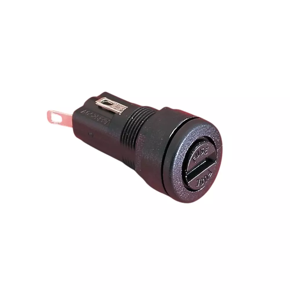 BULGIN LIMITED Fuse Holders Panel Mount 1 Pole 6.3 A Current Rating 250 VAC Voltage Rating, FX0354