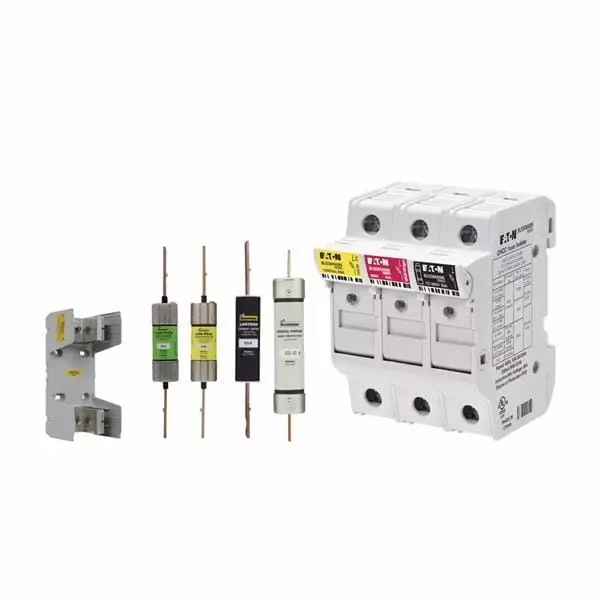 EATON ELECTRONICS Fuse Holders Panel Mount 1 Pole 16 A Current Rating 250 V Voltage Rating, HTB-64M-R