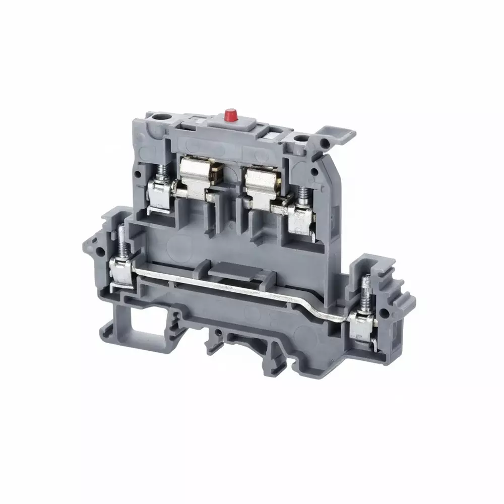 ALTECH Fuse Blocks DIN Rail 4 Pole 6.3 A Current Rating 800 V Voltage Rating, DDFL4U(E)LR48