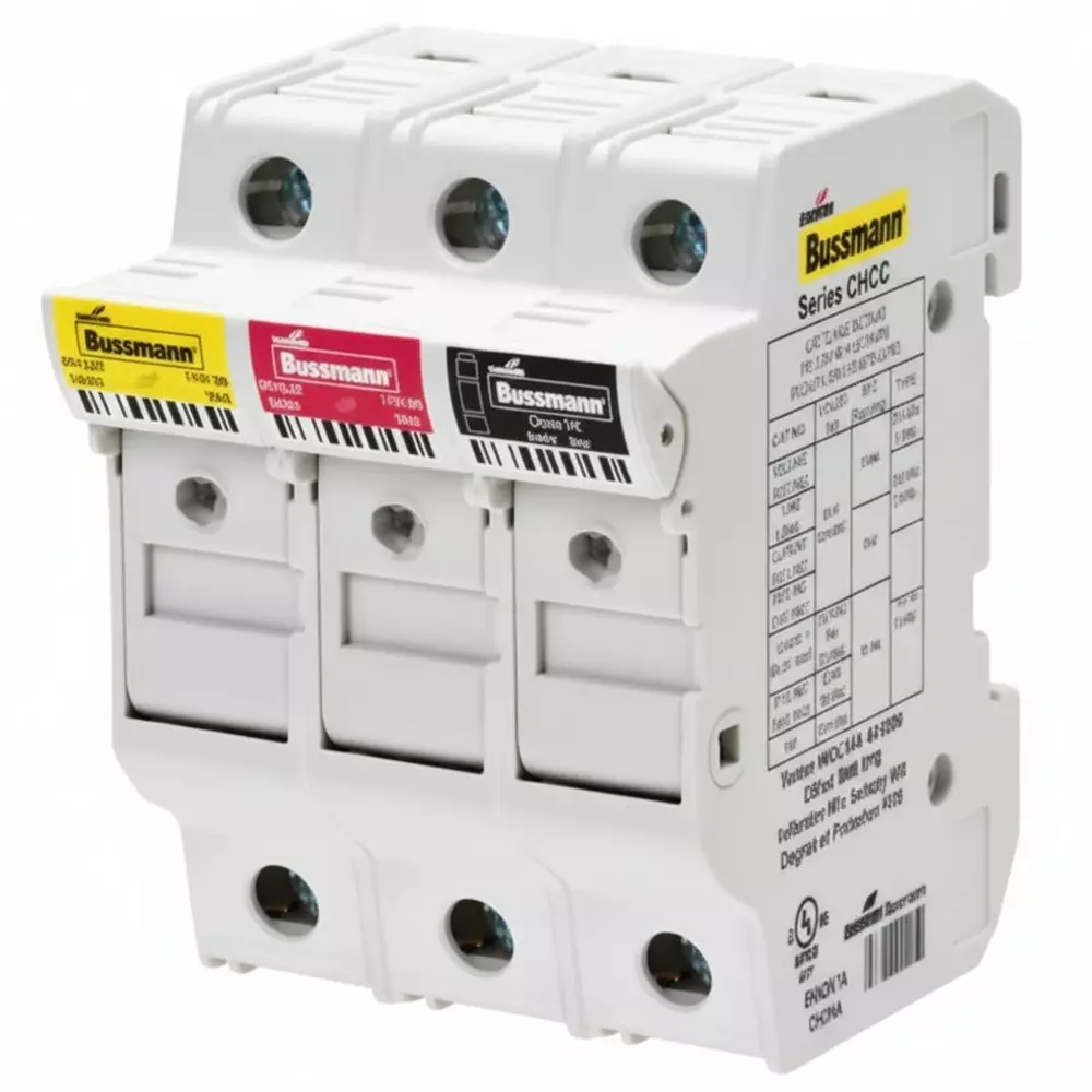 EATON Fuse Holders 2 Pole 690 VAC, 750 VDC Voltage Rating, CH142DU