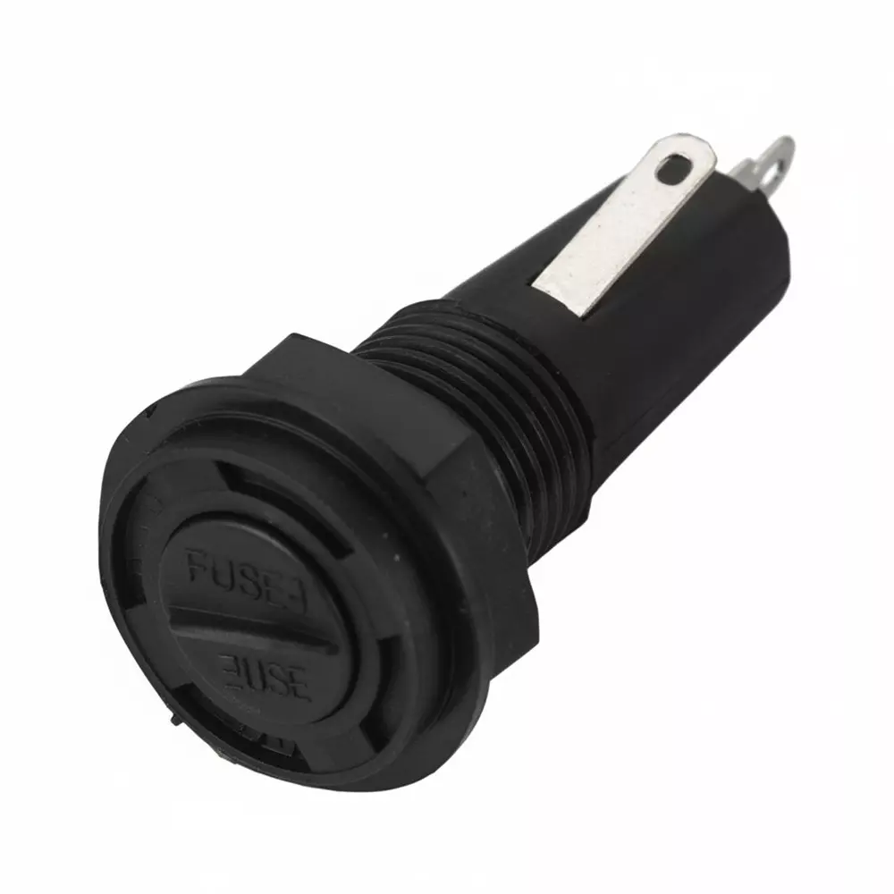 EATON ELECTRONICS Fuse Holders Panel Mount 1 Pole 10 A Current Rating 250 VAC Voltage Rating, BK2-HTC-607M