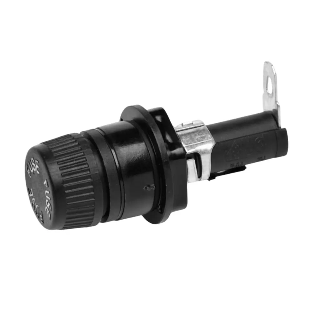 EATON ELECTRONICS Fuse Holders Panel Mount 1 Pole 16 A Current Rating 250 V Voltage Rating, HTB-46M-R