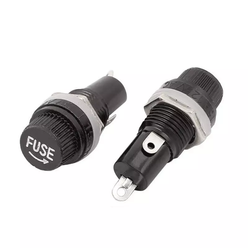 generic-electrical-cap-fuse-holder-black-panel-mounted-ac-125-v15-a-250-v10-a-with-screw-cap-washer-and-nut-pack-of-5