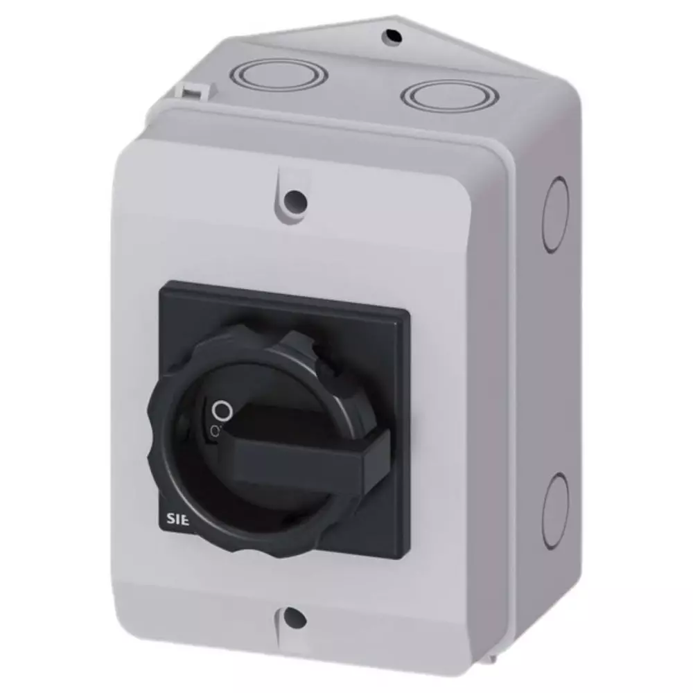 Siemens Switch Disconnector, 3 Pole, 25A Max Current, 25A Fuse Current, 3LD2164-1GS51