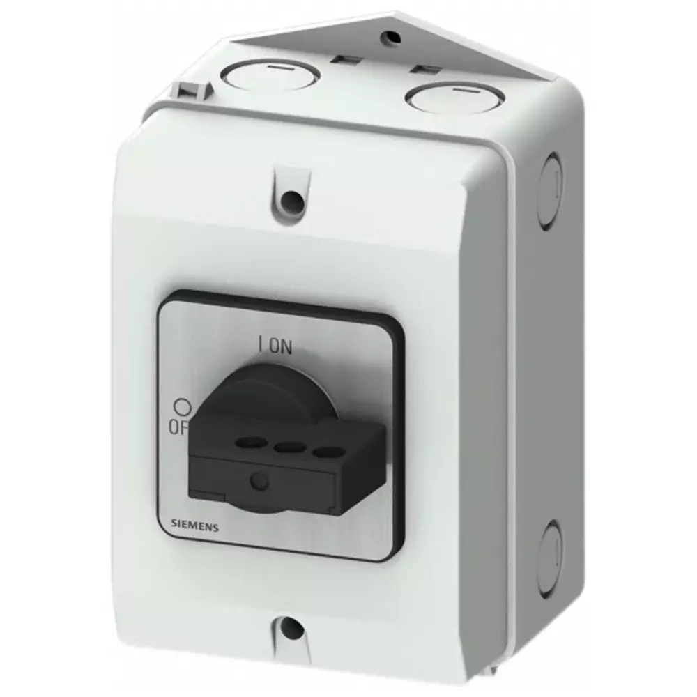 Siemens Switch Disconnector, 3 Pole, 25A Max Current, 25A Fuse Current, 3LD2184-2GP21