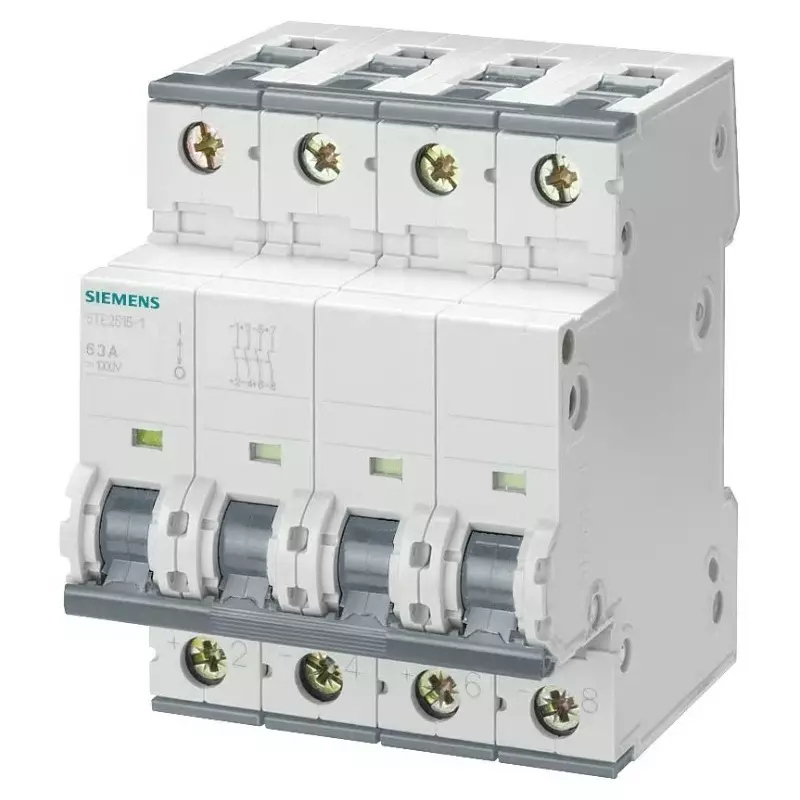 Siemens Fuse Switch Disconnector, 4 Pole, 63A Max Current, 5TE2515-1