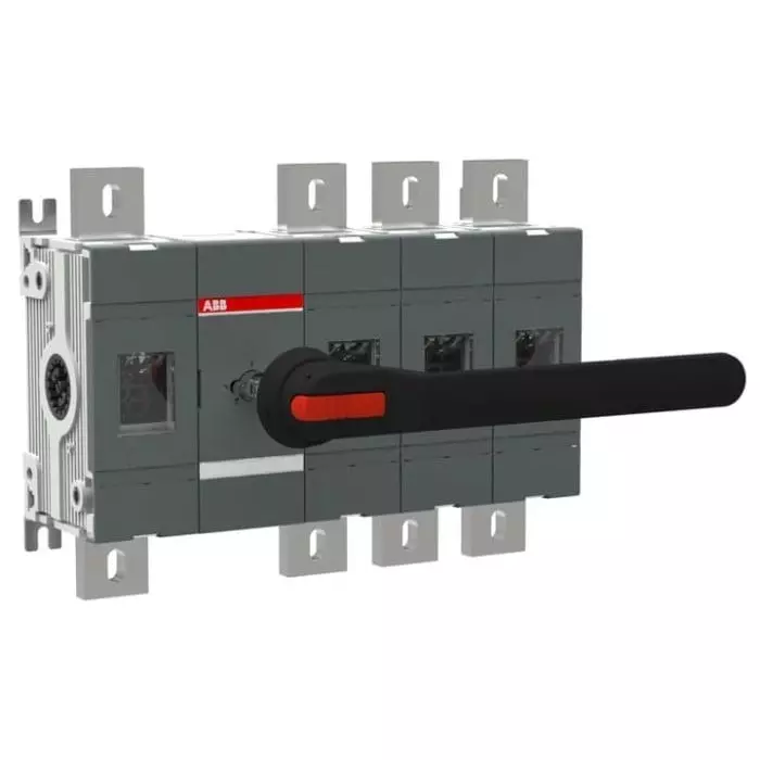 ABB Switch Disconnector, 4 Pole, 1000A Max Current, 1kA Fuse Current, 1SCA105723R1001