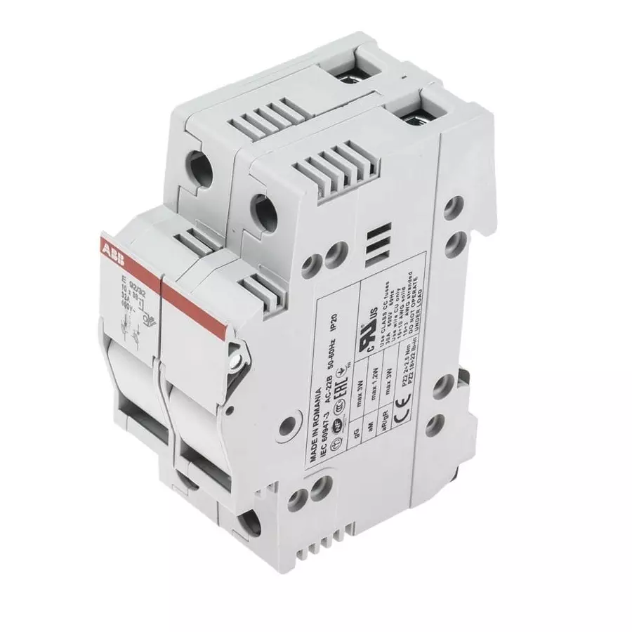 ABB Fuse Switch Disconnector, DP Pole, 32A Max Current, 2CSM200883R1801E 92/32