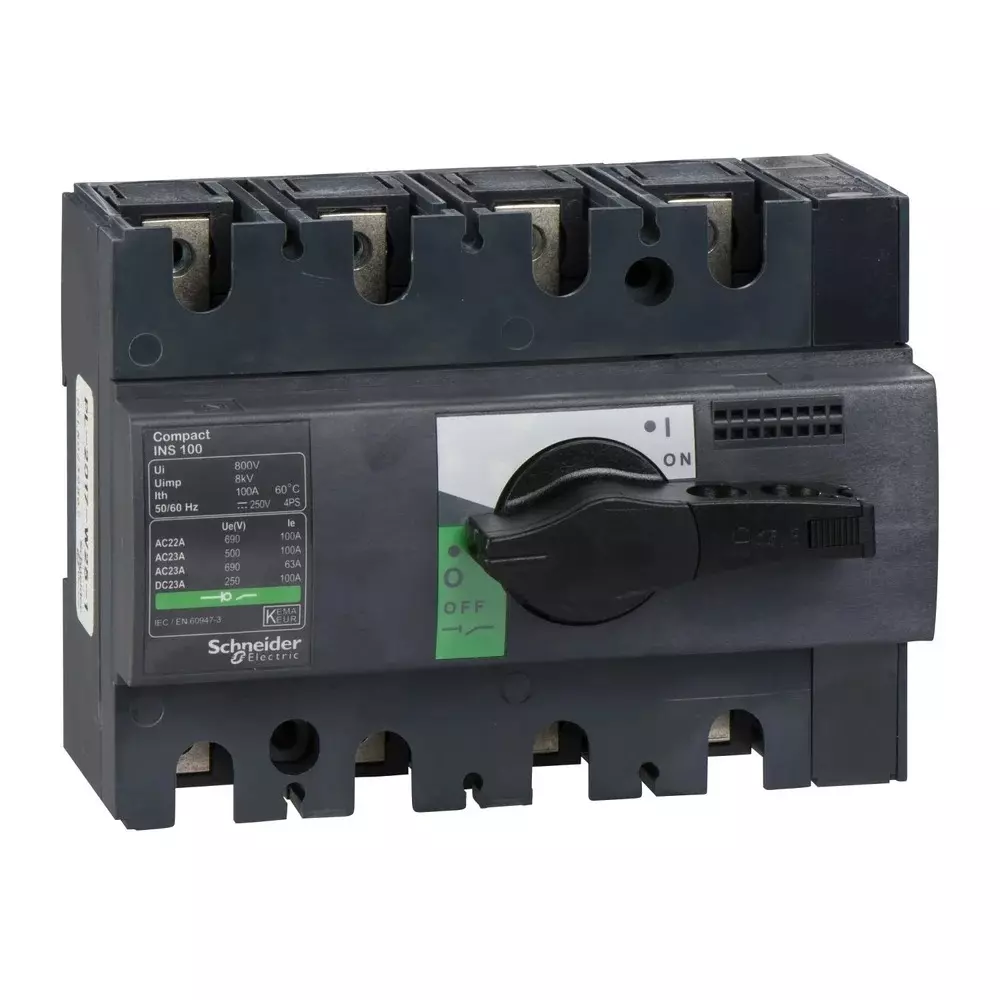 Schneider Electric Switch Disconnector Fuse Unit Without Enclosure FuPact Series 3 Pole 630 A Operational Current and IP20 Rating, NX630TPXDI