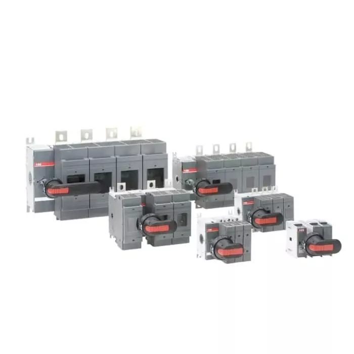 ABB Fuse Switch Disconnector, 4 Pole, 25A Fuse Current, 1SCA108637R1001 OS25FF2210F