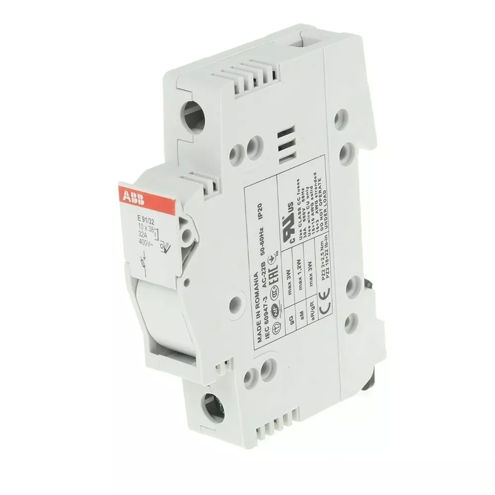ABB Fuse Switch Disconnector, SP Pole, 32A Max Current, 2CSM200923R1801E 91/32